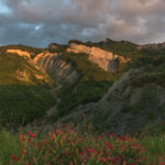 calanchi del piceno in estate