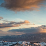 calanchi del piceno con neve