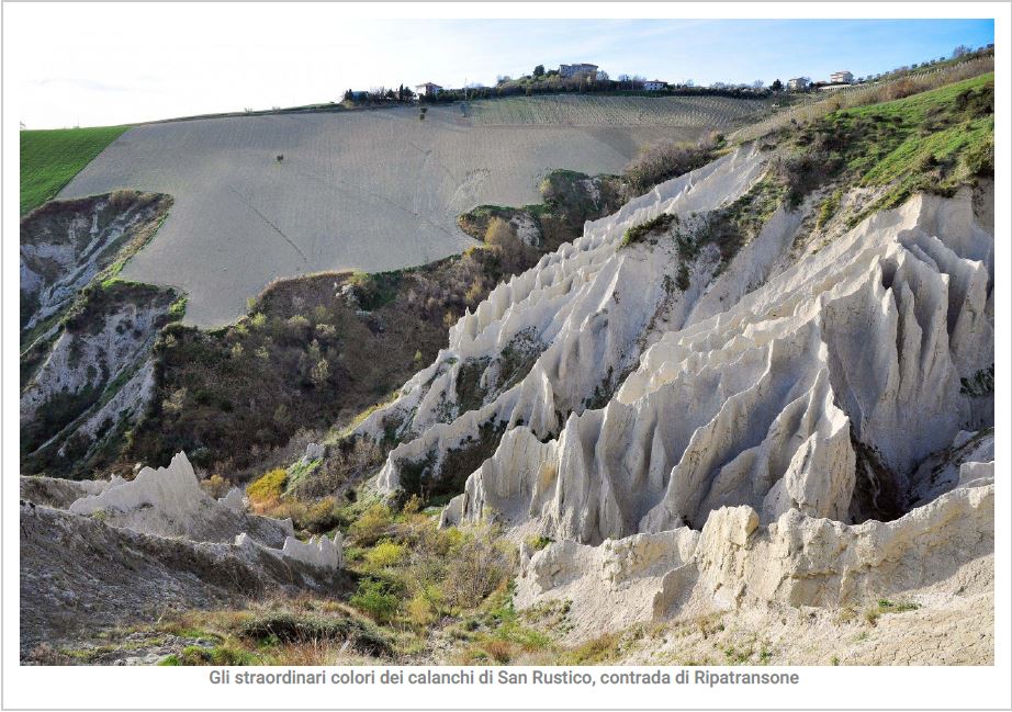 Articolo su cronachepicene.it - Un paesaggio inatteso i calanchi dellAscensione