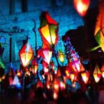 Li moccule di Castignano, processione dei lampioncini colorati