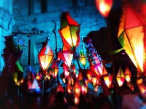 Li moccule di Castignano, processione dei lampioncini colorati